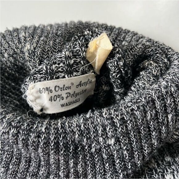 Vintage 70’s Marled Turtleneck M - Picture 2 of 8